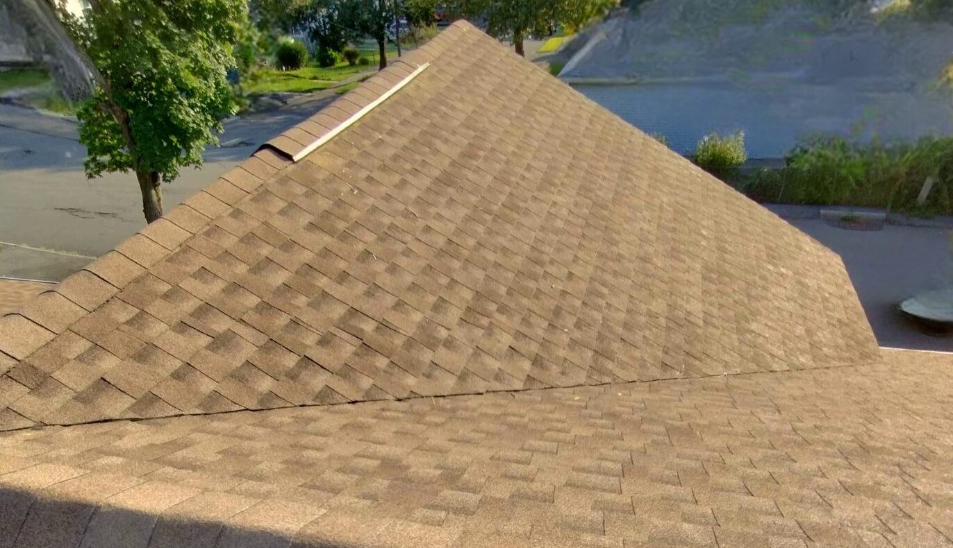 Roof repair  — replacement of soft roofing, leveling the surface.